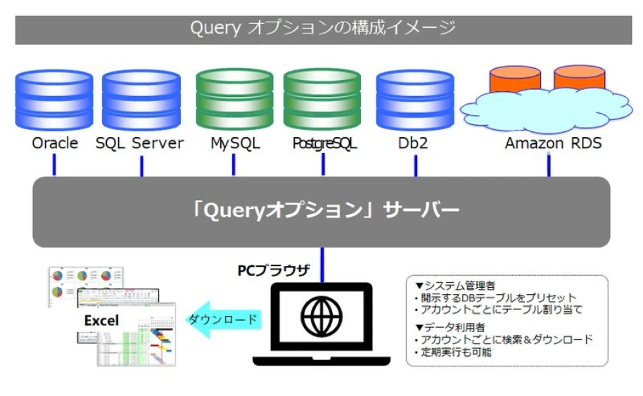 Queryオプションの構成イメージ